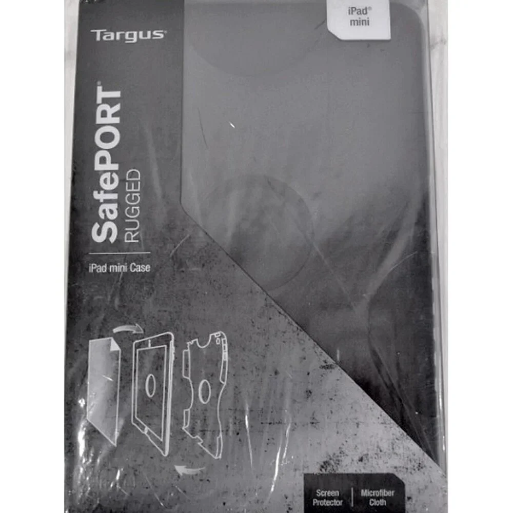 NEW Targus SafePORT Rugged Apple iPad Mini Case & Screen Protector! THD04705U